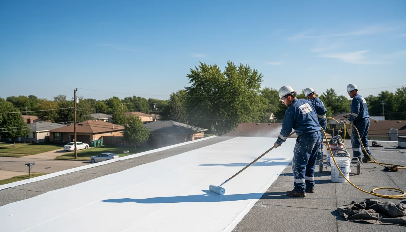 Commercial roof coating in Rimersburg, PA near me